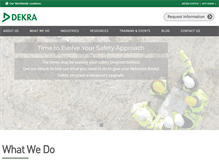 Tablet Screenshot of dekra-insight.com